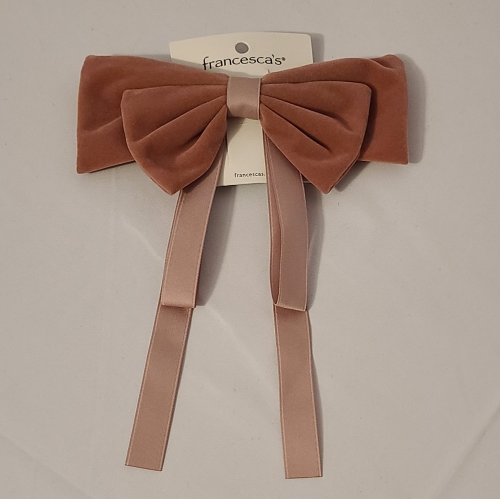 Chesca's Mauve Hair Bow Clip